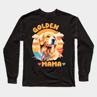 Golden Retriever Love - Golden Mama Long Sleeve T-Shirt